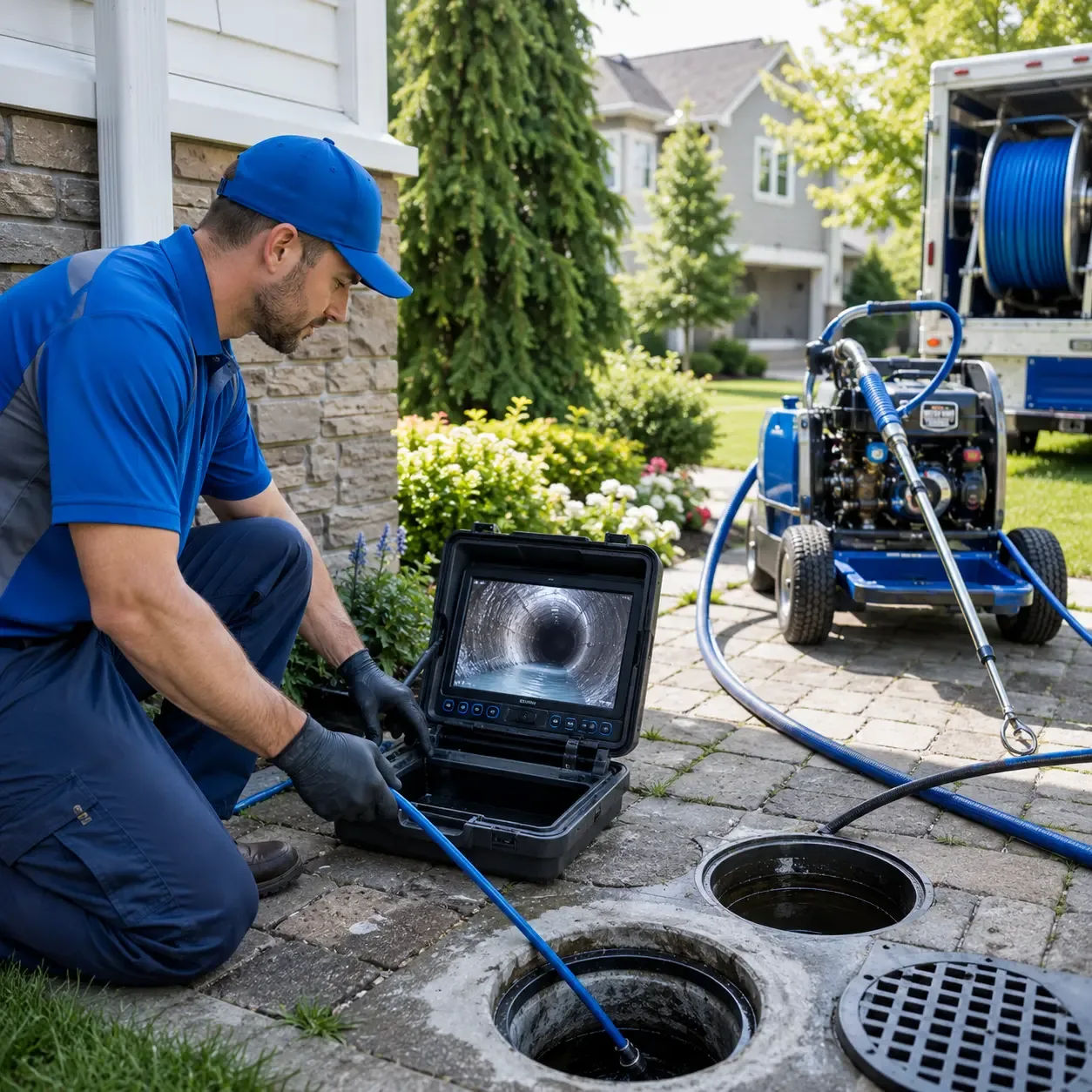 Outdoor drain cleaning professionals serving Spring Green, WI